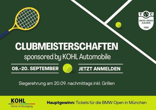 Clubmeisterschaften 2025 - sponsored by KOHL Automobile
